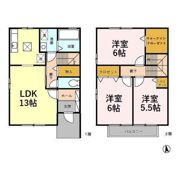 タウンコート Bの間取り画像