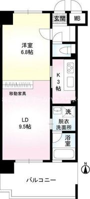 メゾン・ブランシュ・ナガサカの間取り画像