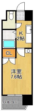 ニューサンリバー7番館の間取り画像