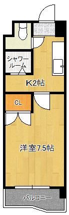 ニューサンリバー7番館の間取り画像