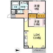 アリエッタ湯野の間取り画像