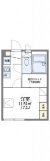 レオパレスsunflowerⅡの間取り画像