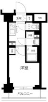 ハーモニーレジデンス武蔵小杉♯002の間取り画像
