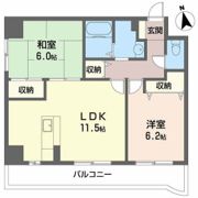 メゾン観音EXの間取り画像