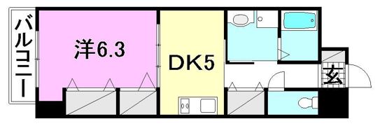 ライフコート千舟の間取り画像