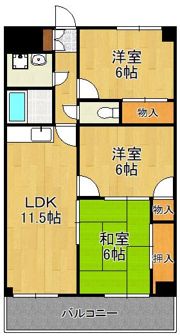 ギャラン中井の間取り画像