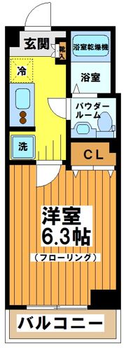 代々木パークハイムの間取り画像