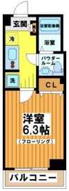 代々木パークハイムの間取り画像
