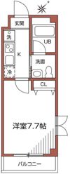 カーサヒロの間取り画像