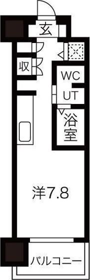 エスリード御堂筋梅田の間取り画像
