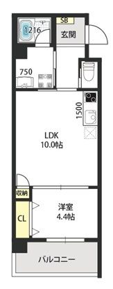 レクラン神路の間取り画像