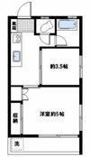 かすみコーポの間取り画像