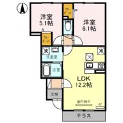 カーサクイントの間取り画像
