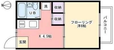 チュベローズ金沢の間取り画像