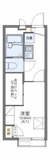 レオパレス星丘Aの間取り画像