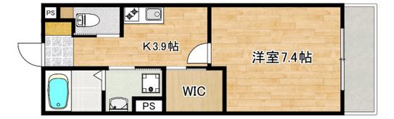 アレフガルド楽々園の間取り画像