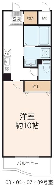 ブライト45の間取り画像