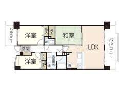 牛田早稲田グランドハイツの間取り画像