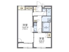 レオパレスさくらcの間取り画像