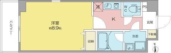 カーサ千種Aの間取り画像