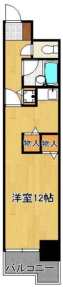 鷹の巣センチュリー21 407の間取り画像