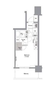 ザ・パークハビオ堂島の間取り画像