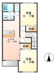 エレガンス ククナの間取り画像