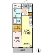アヴニールの間取り画像