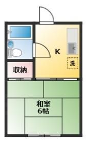 あかねコーポの間取り画像