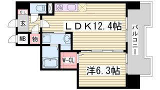 L・Isobe三宮の間取り画像