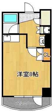 ニューサンリバー6番館の間取り画像