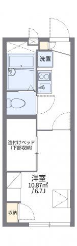 レオパレス豊Ⅲの間取り画像