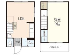 メゾネット住吉の間取り画像
