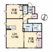 アムルーズ B棟の間取り画像