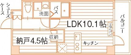 パティオ東古松の間取り画像