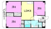 ナチュラルリーフ松山の間取り画像