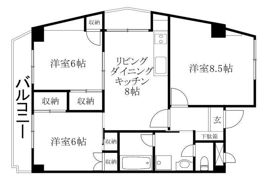 ナチュラルリーフ松山の間取り画像