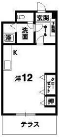 グランセ田宮の間取り画像