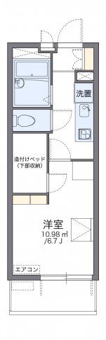 レオパレス原木の間取り画像