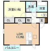 グランメゾン松ヶ丘Aの間取り画像