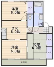 ドリームタウンⅡ バンビの間取り画像