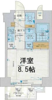 アスヴェル梅田北の間取り画像