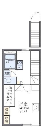 レオパレスシエスタの間取り画像