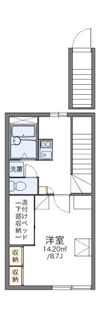 レオパレスシエスタの間取り画像
