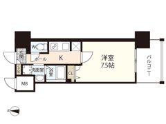 S－RESIDENCE国泰寺町一丁目の間取り画像