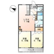 ビラージュ市塚の間取り画像