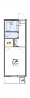 レオパレス川合Bの間取り画像
