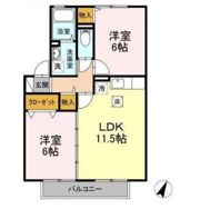 エンブレム伴 A棟の間取り画像
