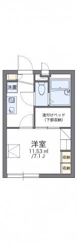 レオパレスリッチトレインの間取り画像