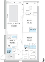 ガーデニエール砧 WESTの間取り画像